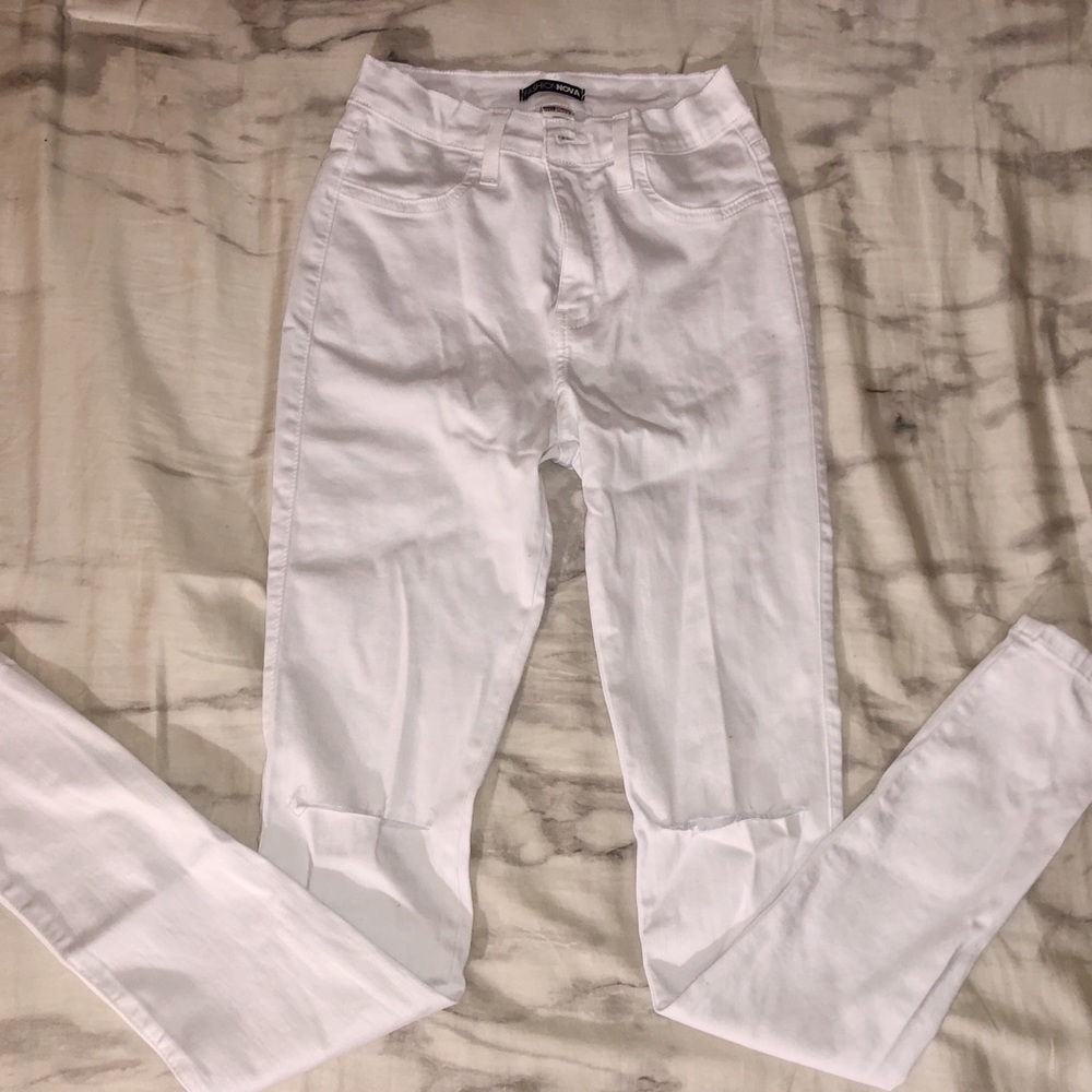 Fashion Nova Canopy Jeans - White